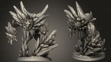 Military figurines Elementals Ice elemental 3d model