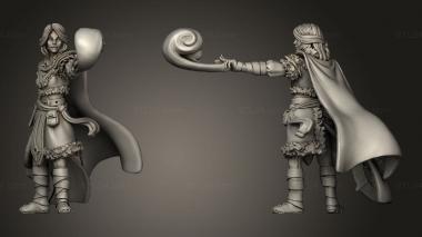Military figurines Elena Axe 3d model