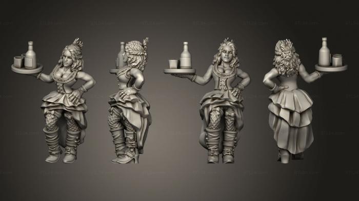 Military figurines (Bar 3 008, STKW_3124) 3D models for cnc