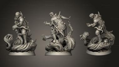Military figurines Elf Arcane Trickster 3d model