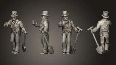 Military figurines Bar 3 010 3d model