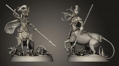 Military figurines Elf Centaurs Centaur 3d model