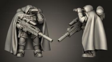 Military figurines Eliminator Eliminator Sniper binos 3d model