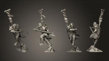 Military figurines Barbarian Berserker Bearer Body 3d model