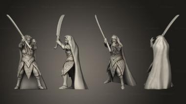 Military figurines Elven guard 3d model