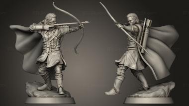 Military figurines Elven Prince 3d model