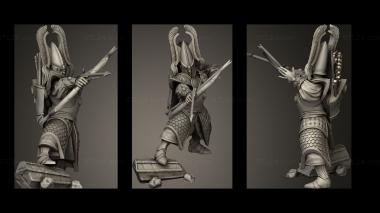 Military figurines Elven Princes and their Warchariots Monolith 3d model