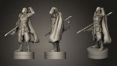 Military figurines Elves 3d model