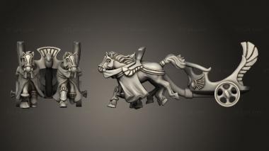 Military figurines Chariots chariot 3d model