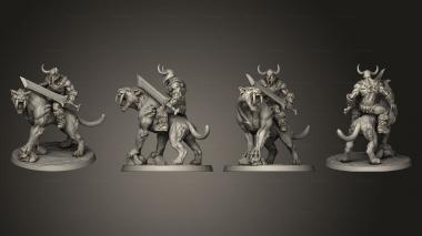 Military figurines Barbarian Open Hand R 002 3d model