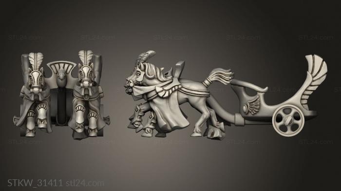 Military (Колесницы,пустое знамя колесницы, STKW_31411) 3D модель для ЧПУ станка
