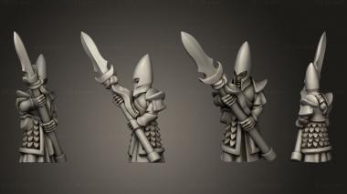 Military figurines Chariots crew 3d model