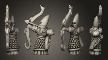 Military figurines Chariots crew 3d model