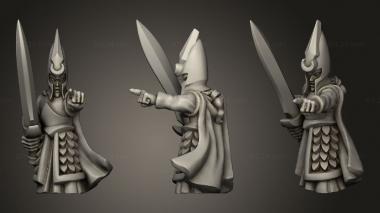 Military figurines crew 3d model