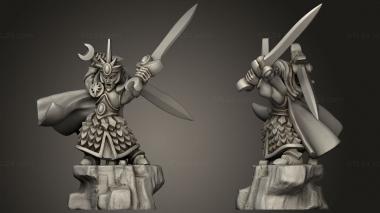 Military figurines foot hero 3d model