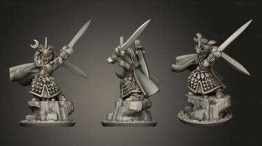 Military figurines foot hero 3d model
