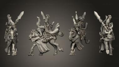 Military figurines Reavers light 3d model