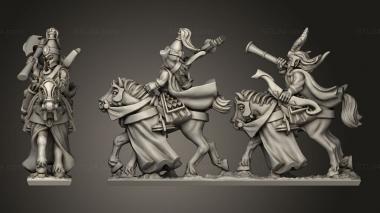 Military figurines Reavers light 3d model