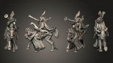 Military figurines Reavers light musician 3d model