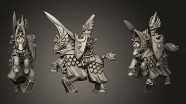 Military figurines Silverhelms heavy champion 3d model