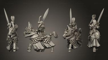 Military figurines Silverhelms heavy champion 3d model
