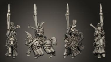 Military figurines Silverhelms heavy musician 3d model