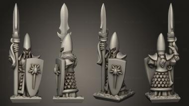 Military figurines Spears spear 3d model