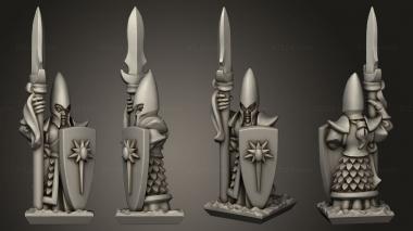 Military figurines Spears spear 3d model