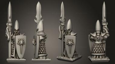 Military figurines Spears spear 3d model