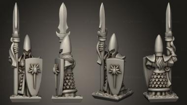 Military figurines Spears spear 3d model