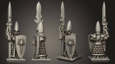 Military figurines Spears spear 3d model