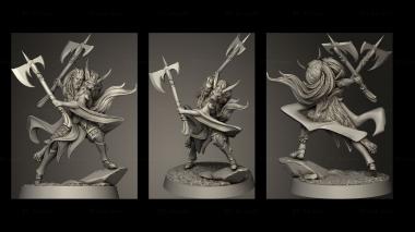 Military figurines the Eternal Summits Heroes Artheon Revenger 3d model