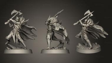 Military figurines the Eternal Summits Leonid Axe Warriors 3d model