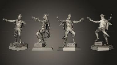 Military figurines Barbazian Thug 3d model