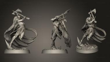 Military figurines the Eternal Summits Leonid Axe Warriors 3d model
