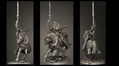 Military figurines the Eternal Summits Troops Overlord Azurian Knight Riders 3d model