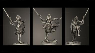 Military figurines the Eternal Summits Troops Overlord Azurian Knight Riders 3d model