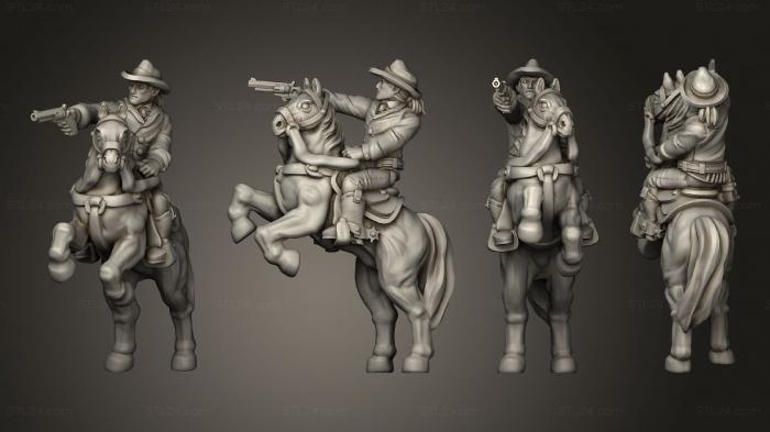 Military figurines (barber Horned 004, STKW_3155) 3D models for cnc