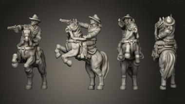 Military figurines barber Horned 004 3d model
