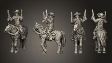 Military figurines barber Horned 005 3d model