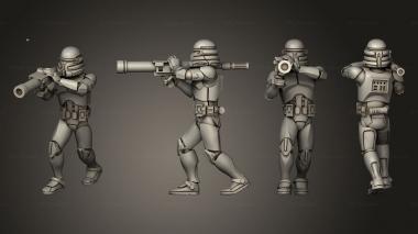 Military figurines BARC Speeder  04 3d model