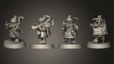 Military figurines Bargemaster 01 3d model