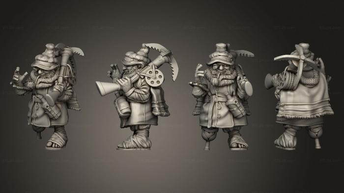 Military figurines (Bargemaster 02, STKW_3166) 3D models for cnc