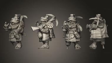 Military figurines Bargemaster 02 3d model