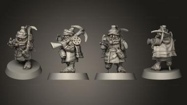 Military figurines Bargemaster 04 3d model