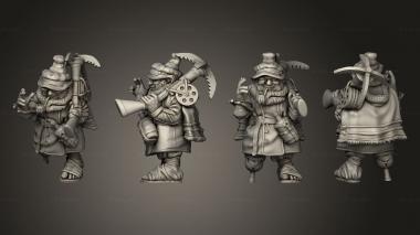 Military figurines Bargemaster 05 3d model