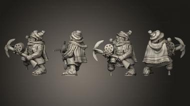 Military figurines Bargemaster 07 3d model