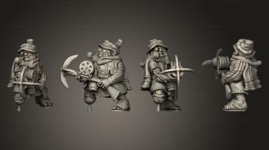 Military figurines Bargemaster 08 3d model