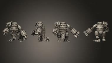 Military figurines Barrel Construct Hammer Large 3d model
