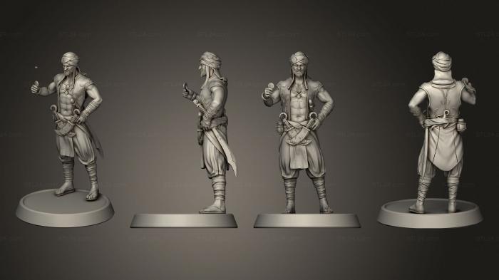 Military figurines (Bashir Tavern, STKW_3178) 3D models for cnc